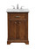 Americana Single Bathroom Vanity Set in Teak (173|VF15024TK)