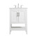 Aubrey Single Bathroom Vanity in White (173|VF16024WH)