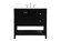 Theo Single Bathroom Vanity in Black (173|VF16436BK)