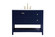 Theo Single Bathroom Vanity in Blue (173|VF16442BL)