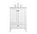 Sommerville Single Bathroom Vanity in White (173|VF18024WH)