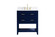 Sinclaire Bathroom Vanity Set in Blue (173|VF19030BL-BS)