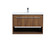 Kasper Single Bathroom Floating Vanity in Walnut Brown (173|VF43030WB)