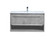 Kasper Single Bathroom Floating Vanity in Concrete Grey (173|VF43036CG)