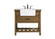 Clement Single Bathroom Vanity in Driftwood (173|VF60136DW)