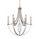 Dione Six Light Chandelier in Polished Nickel (45|10121/6)