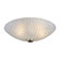 Fusion Two Light Semi Flush Mount in Satin Nickel (45|10139/2WHT)