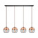 Revelo Four Light Pendant in Oil Rubbed Bronze (45|10490/4LP)