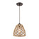 Coastal Inlet One Light Mini Pendant in Oil Rubbed Bronze (45|10709/1)