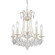 Mini Victorian Five Light Chandelier in Antique Cream (45|122-021)