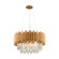 Seneca Falls Six Light Chandelier in Matte Gold (45|33215/6)