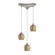 Fusion Three Light Pendant in Satin Nickel (45|528-3GLD)