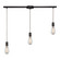 Menlow Park Three Light Pendant in Oiled Bronze (45|60046-3L)