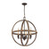 Natural Rope Four Light Chandelier in Oil Rubbed Bronze (45|63065-4)