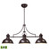 Chadwick LED Linear Chandelier in Oiled Bronze (45|66135-3-LED)