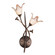 Fioritura Two Light Wall Sconce in Aged Bronze (45|7953/2)