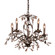 Circeo Five Light Chandelier in Deep Rust (45|8053/5)