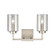 West End Two Light Vanity in Brushed Nickel (45|CN240122)