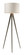 Salford One Light Floor Lamp in Satin Nickel (45|D2121)