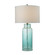 Glass Bottle One Light Table Lamp in Seafoam Green (45|D2622)