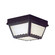 OutdoorEssentials Two Light Flush Mount in Black (45|SL7597)