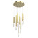 Diaphane LED Pendant in Gold (86|E11029-95GLD) Diaphane LED Pendant in Gold (86|E11029-95GLD)