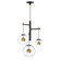 Nucleus LED Pendant in Black / Natural Aged Brass (86|E25156-BKNAB)