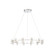 Netto LED Chandelier in Chrome (40|33725-017)