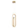 Demark LED Pendant in Satin Gold (40|37038-021)