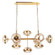 Nottingham Ten Light Chandelier in Brass (40|37089-016) Nottingham Ten Light Chandelier in Brass (40|37089-016)