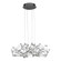 Leonardelli LED Chandelier in Dark Chrome (Plated) (40|38038-029)