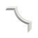 Accessories Panel Corner in White (25|10834)
