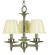 Sheraton Three Light Chandelier in Antique Brass (8|2518 AB)