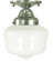 Taylor One Light Flush / Semi-Flush Mount in Polished Brass (8|2551 PB)