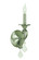 Liebestraum One Light Wall Sconce in Mahogany Bronze (8|2971 MB)