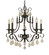 Liebestraum Six Light Chandelier in Mahogany Bronze (8|2975 MB)