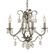 Liebestraum Four Light Chandelier in Brushed Nickel (8|2994 BN)