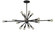 Simone 16 Light Chandelier in Brushed Nickel (8|4392 BN)