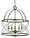 Nantucket Five Light Chandelier in Mahogany Bronze (8|4415 MB)