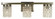 Gemini Three Light Wall Sconce in Mahogany Bronze (8|4743 MB)