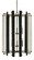 Louvre 12 Light Foyer Chandelier in Antique Brass with Matte Black (8|4806 AB/MBLACK)