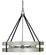Orion Ten Light Chandelier in Satin Pewter/Matte Black (8|5388 SP/MBLACK)