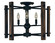 Modern Farmhouse Five Light Flush / Semi-Flush Mount in Matte Black (8|5401 MBLACK)