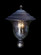 Carcassonne Three Light Exterior Post Mount in Raw Copper (8|8332 RC)