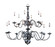 Jamestown 14 Light Foyer Chandelier in Satin Pewter (8|9135 SP)