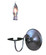 Jamestown One Light Wall Sconce in Satin Pewter (8|9221 SP)
