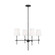 Baker Four Light Chandelier in Midnight Black (454|3187204-112) Baker Four Light Chandelier in Midnight Black (454|3187204-112)