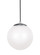 Leo - Hanging Globe LED Pendant in Satin Aluminum (454|602093S-04)