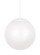 Leo - Hanging Globe LED Pendant in White (454|602293S-15)