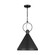 Lyon One Light Pendant in Midnight Black (454|6684901-112)